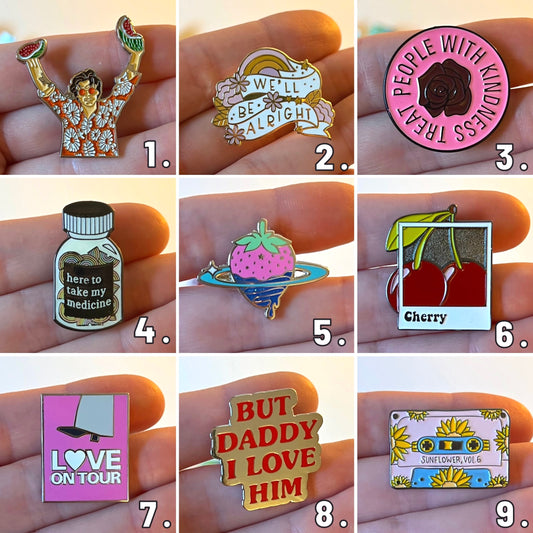 HStyles themed pin badges