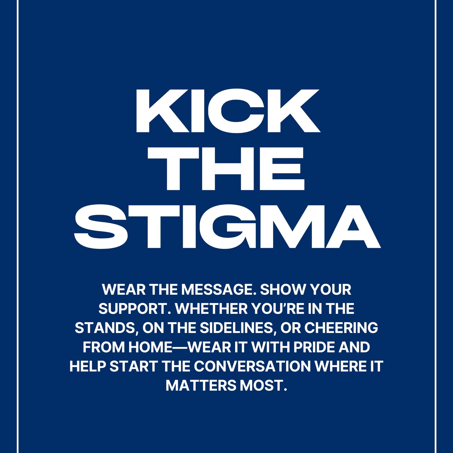 “Kick The Stigma” | Pin Badge + Croc Charm