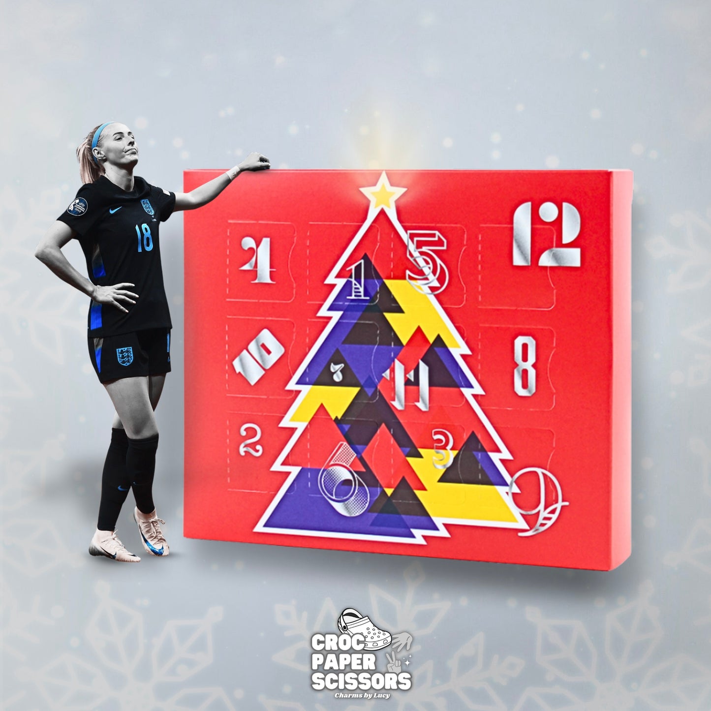 “Women’s Champions” 12 Day Advent Calendar / Lionesses x Red Roses / + FREE poster