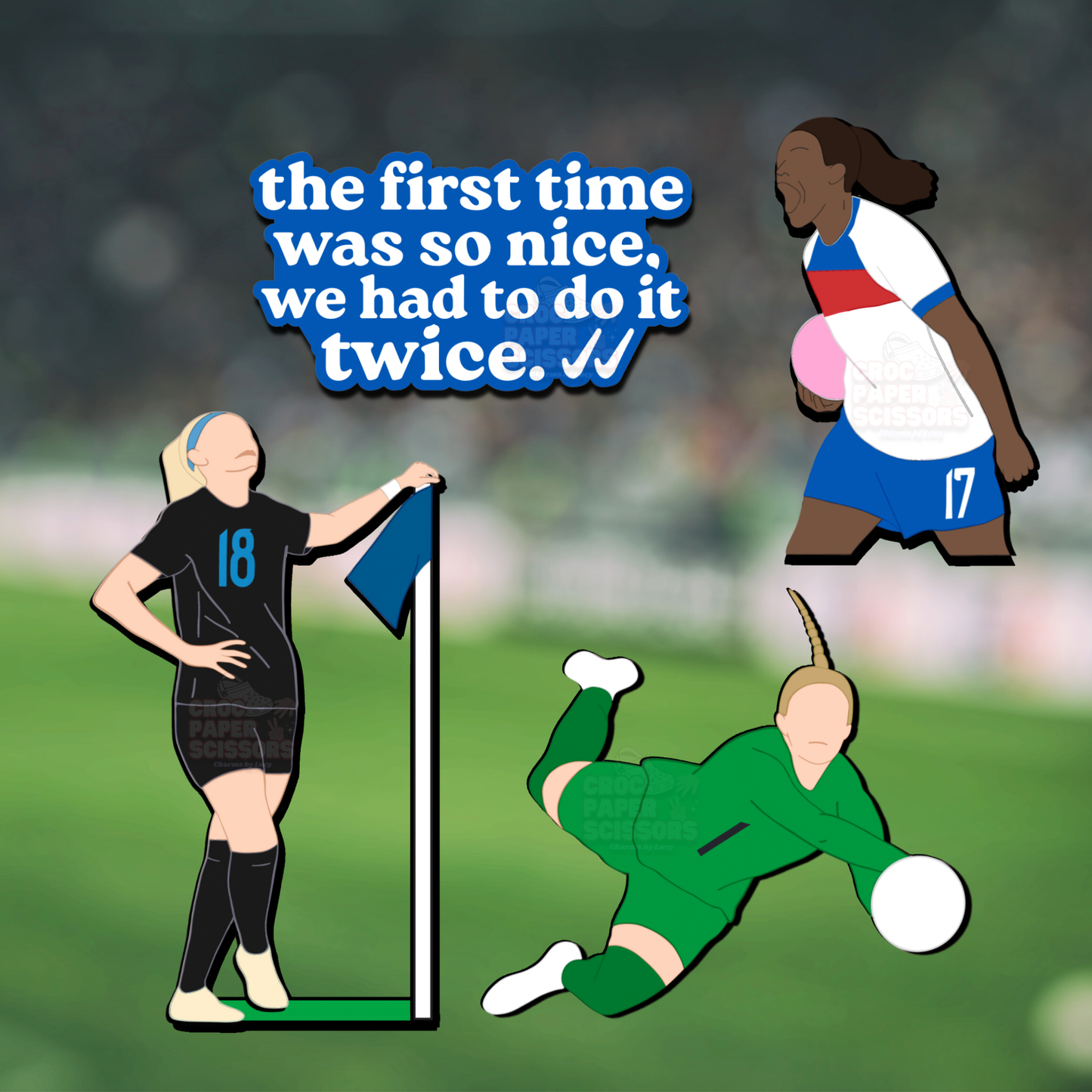 “Women’s Champions” 12 Day Advent Calendar / Lionesses x Red Roses / + FREE poster