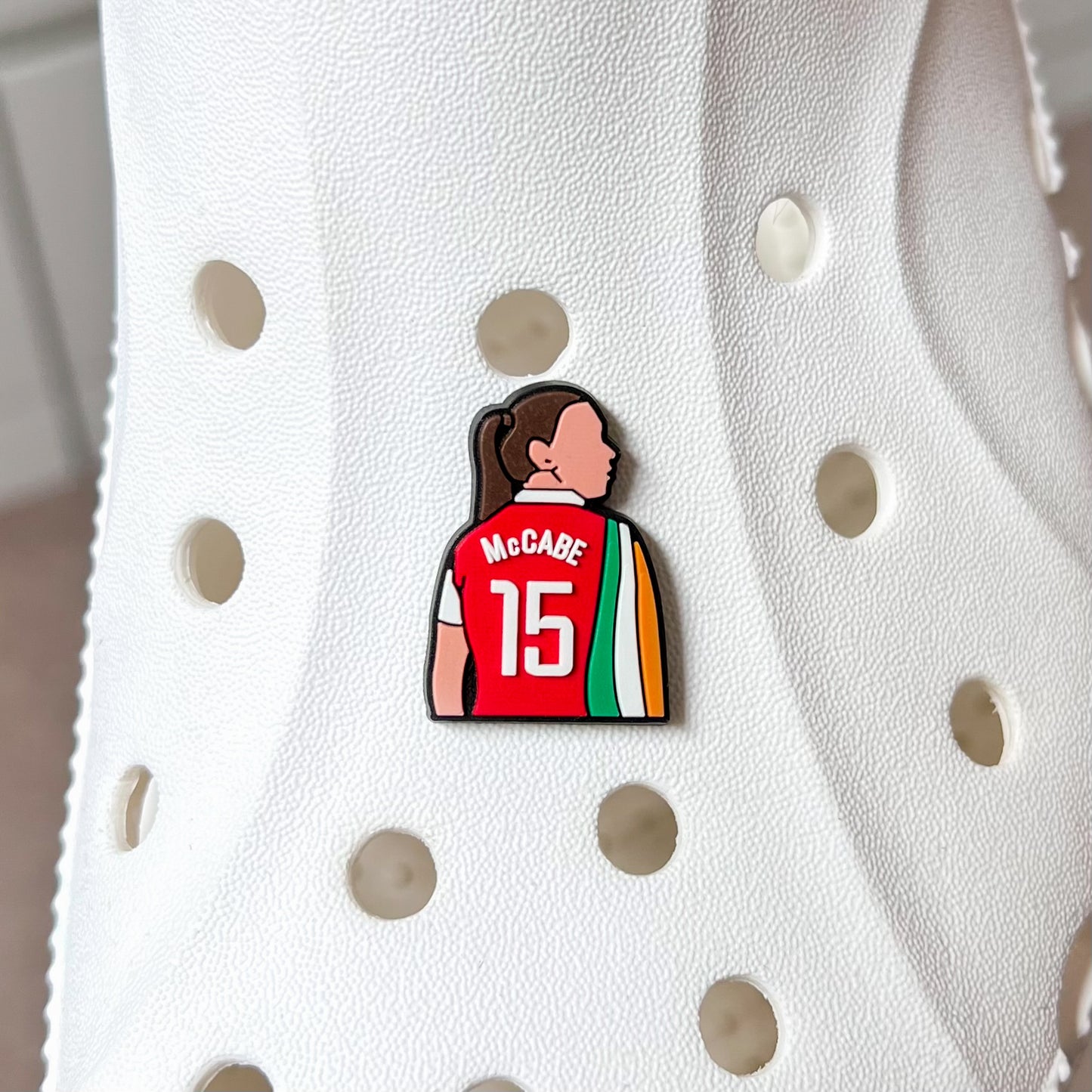 Arsenal Women Shoe Croc Charms (McCabe, Miedema + Lotte)