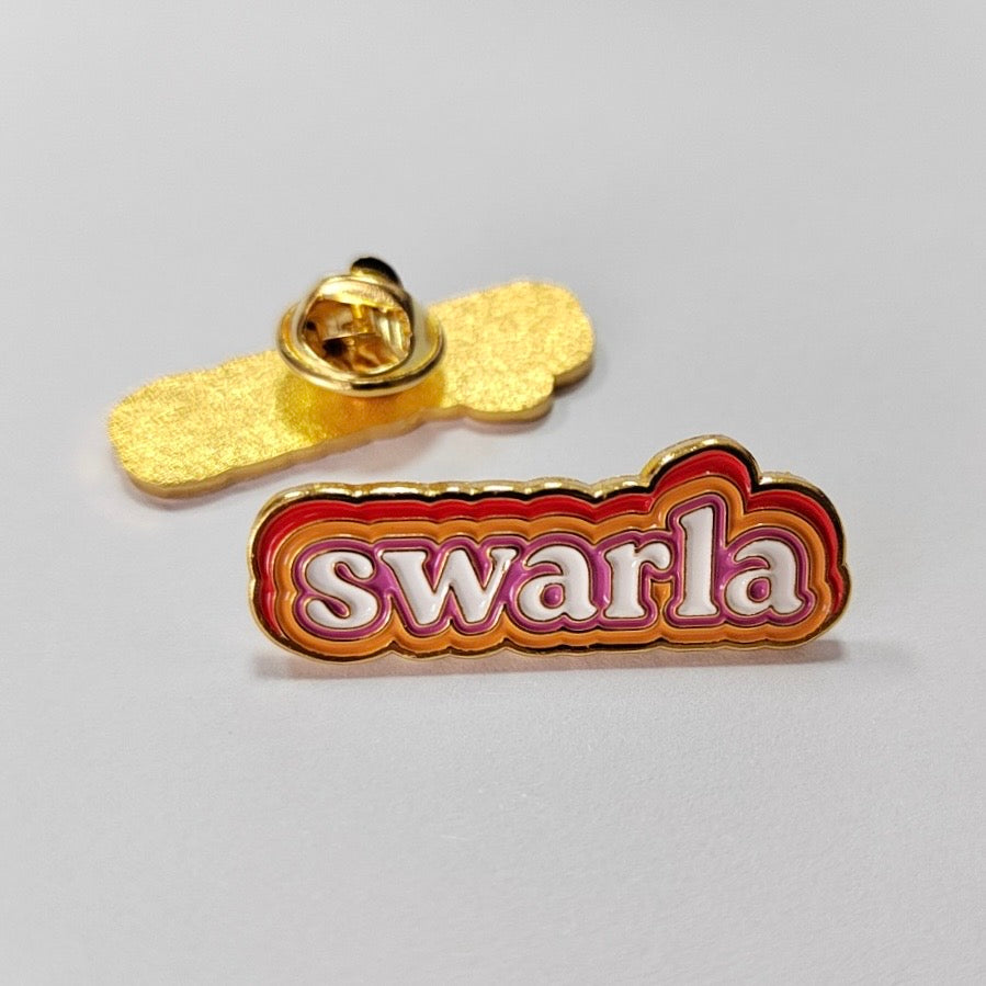 “swarla” Pin Badge / Carla Connor and Lisa Swain - Coronation Street