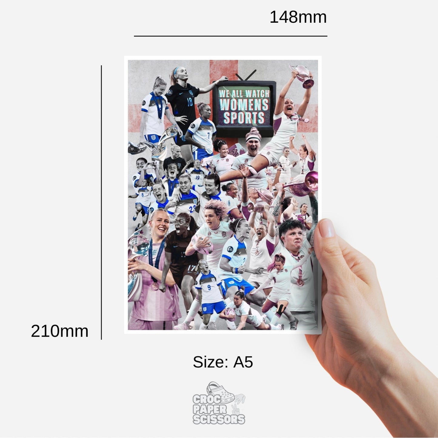 “Women’s Champions” 12 Day Advent Calendar / Lionesses x Red Roses / + FREE poster