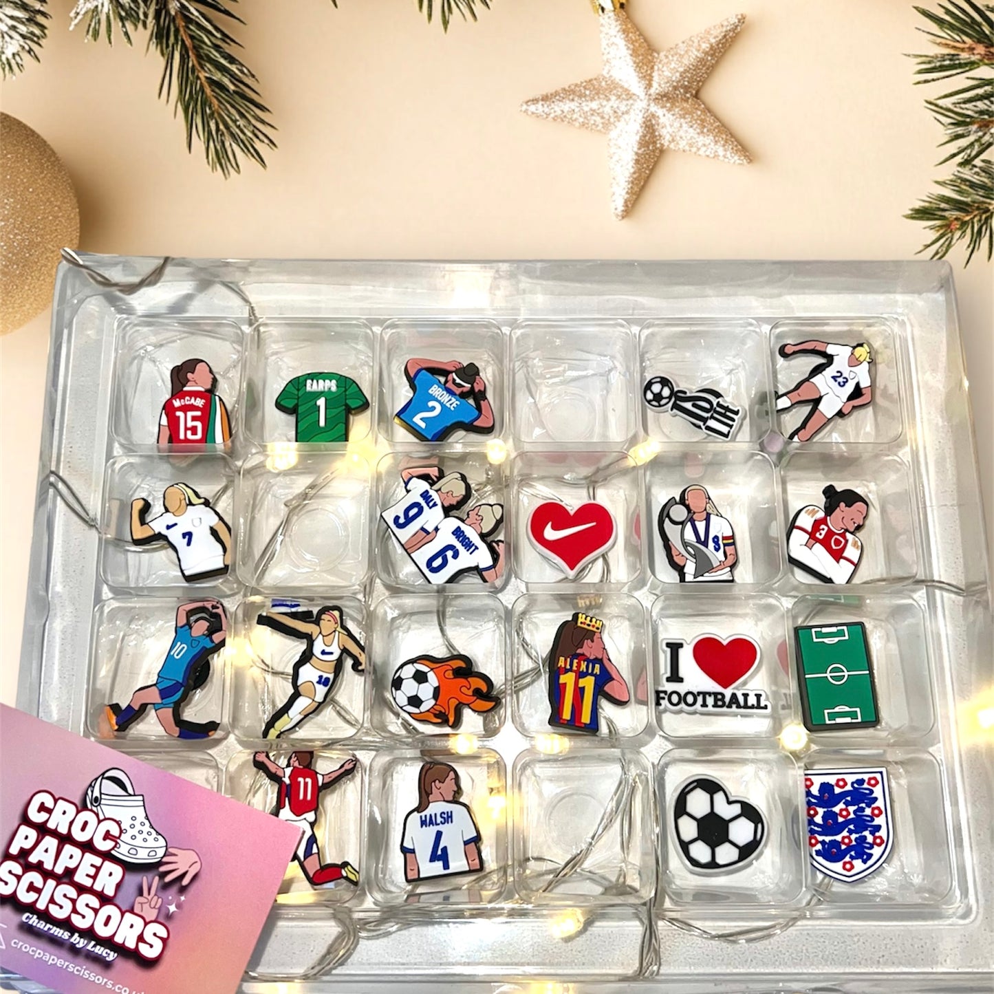 DESIGN YOUR OWN “Women’s Sports” 12 Day Advent Calendar / + FREE poster