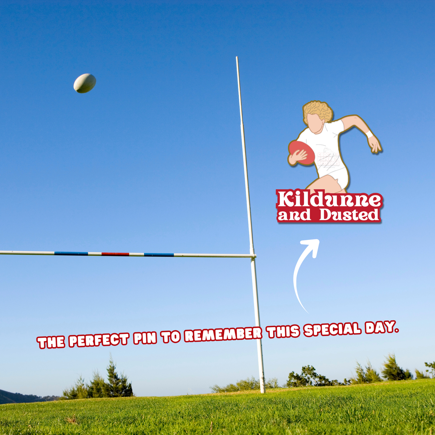 Ellie Kildunne Pin Badge / “Kildunne and Dusted” Red Roses Rugby
