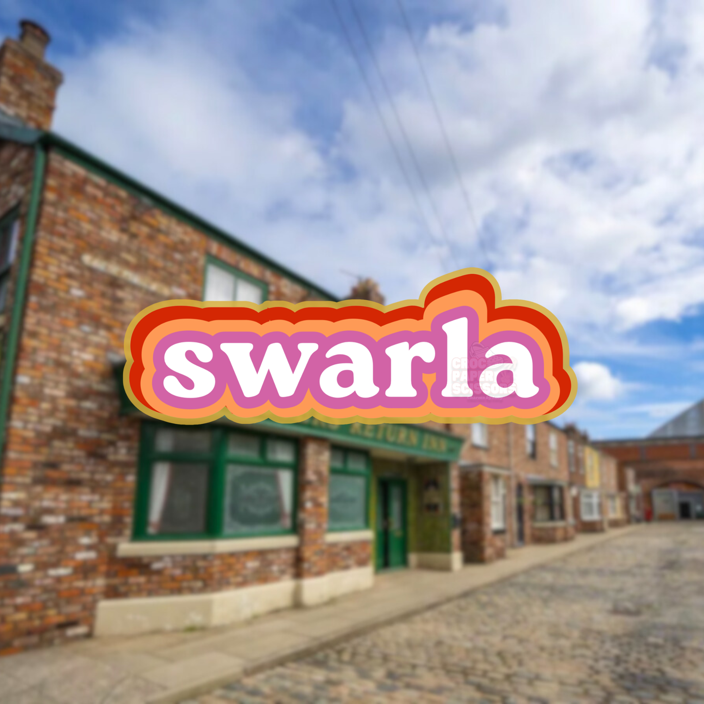 “swarla” Pin Badge / Carla Connor and Lisa Swain - Coronation Street
