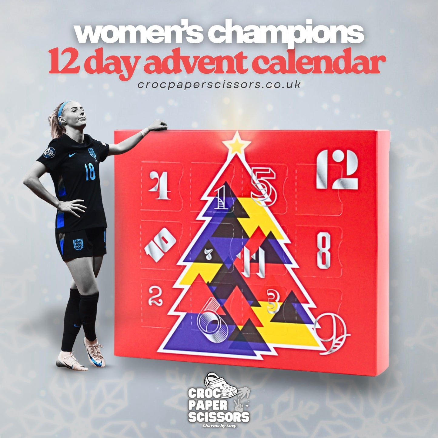 DESIGN YOUR OWN “Women’s Sports” 12 Day Advent Calendar / + FREE poster