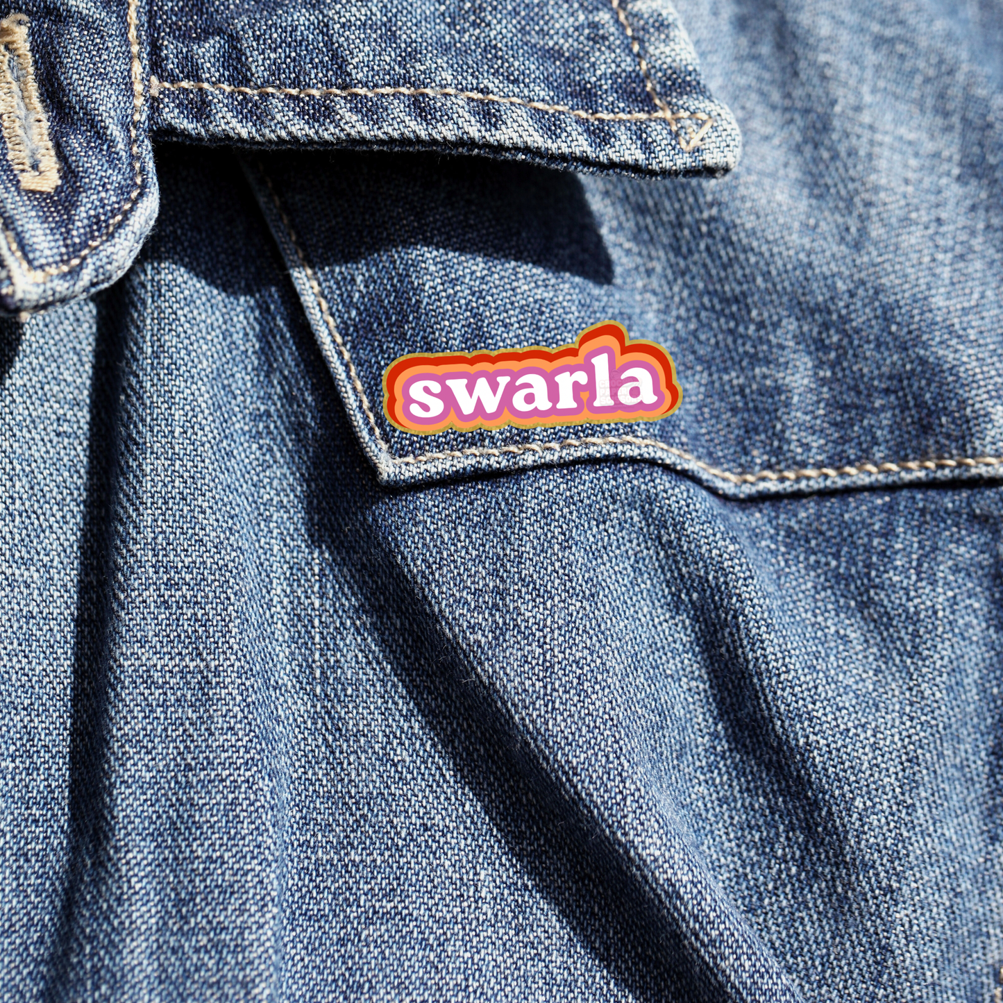 “swarla” Pin Badge / Carla Connor and Lisa Swain - Coronation Street